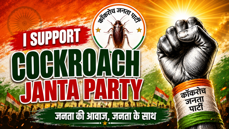 I Support Cockroach Janta Party
