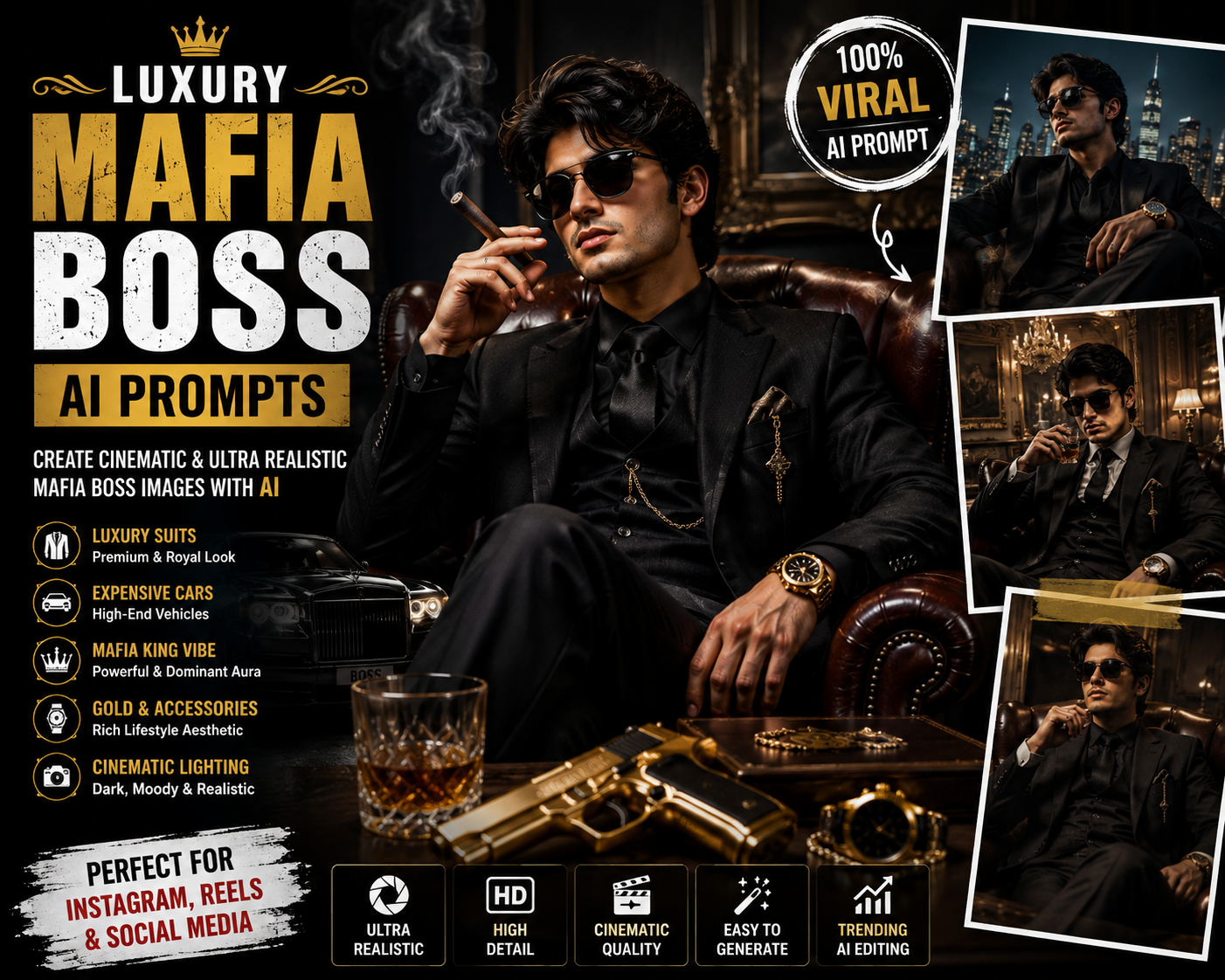 Luxury Mafia Boss Prompt