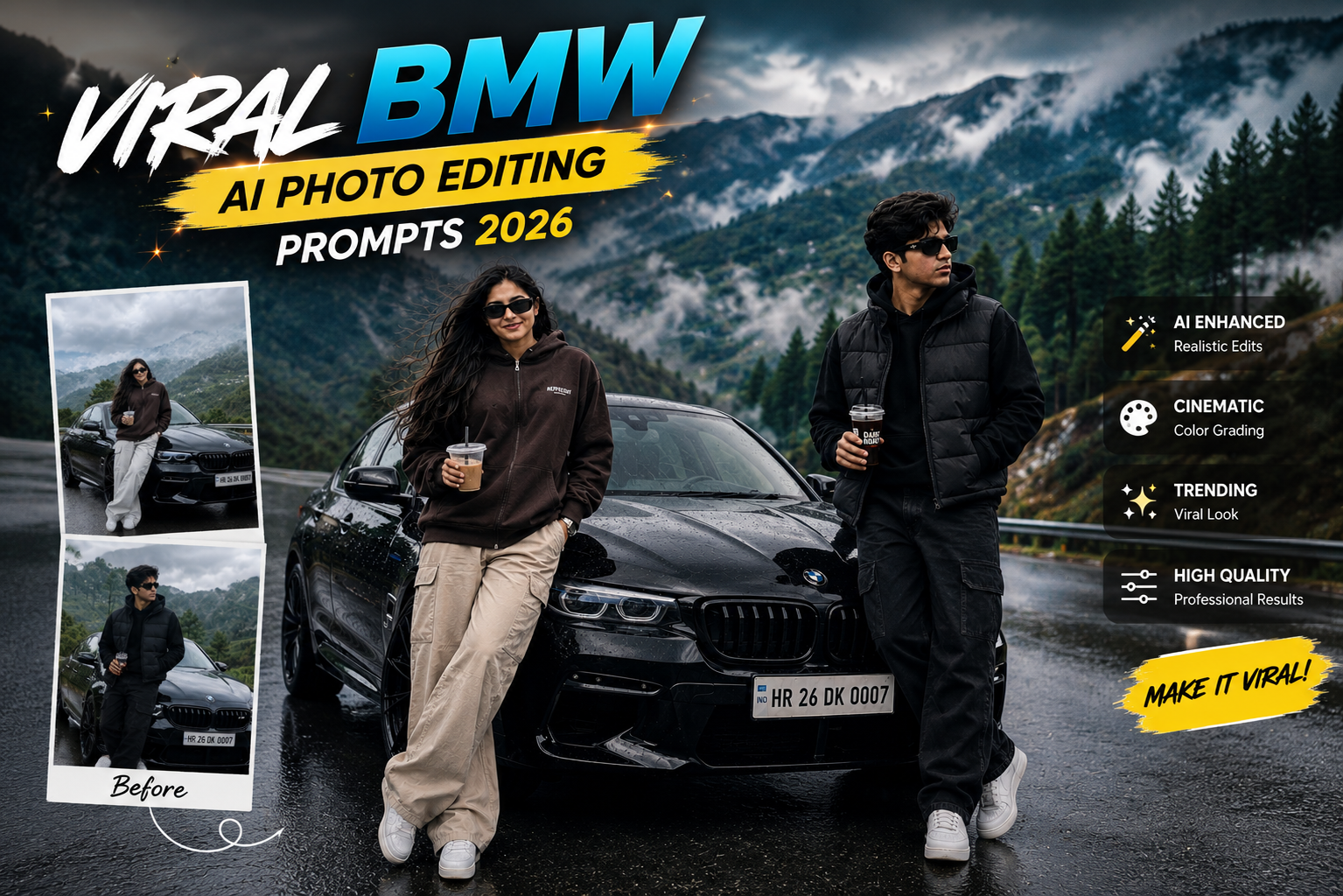 Viral BMW AI Photo Editing Prompts 2026