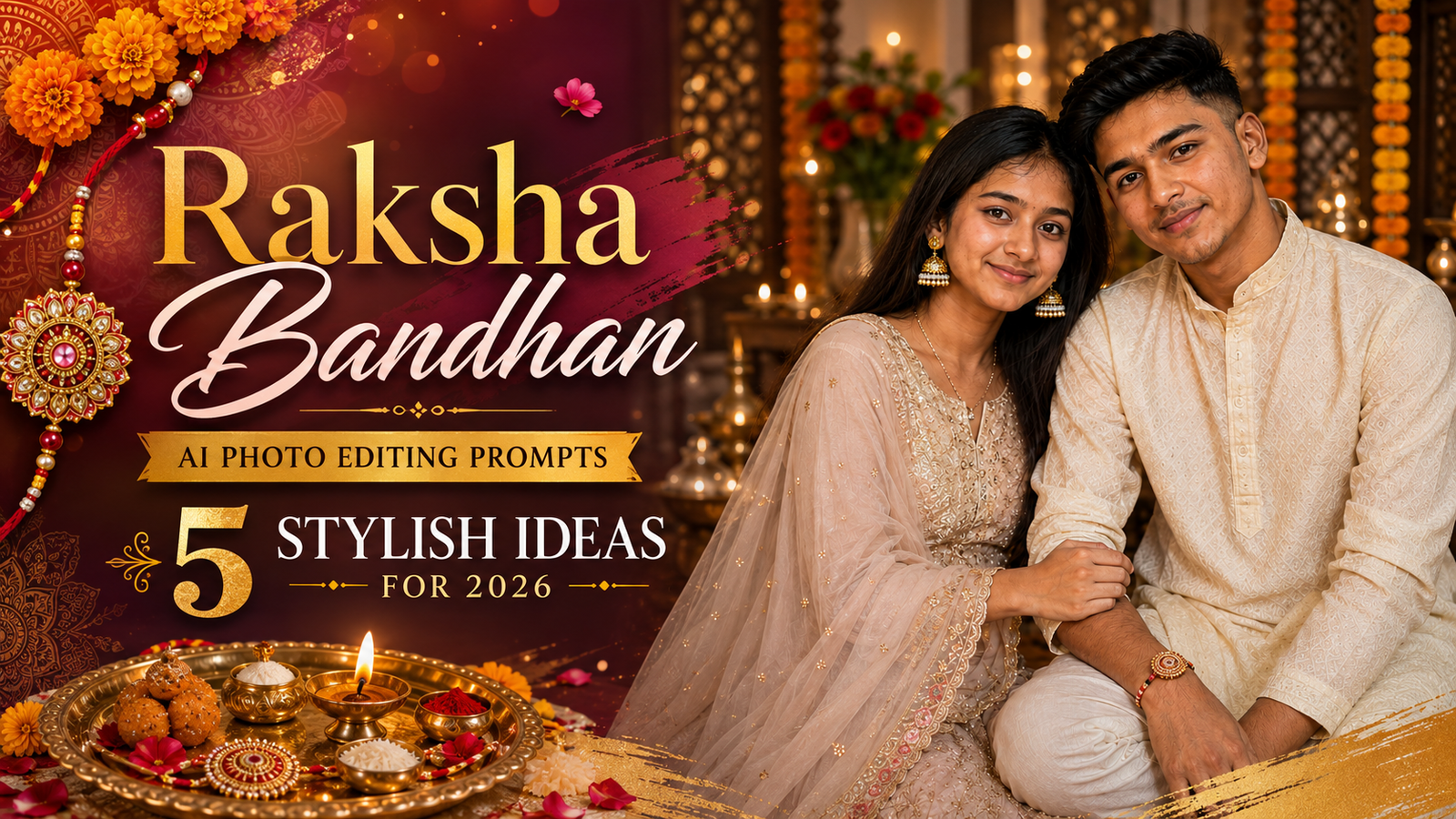 Raksha Bandhan AI Photo Editing Prompts: 5 Stylish Ideas for 2026