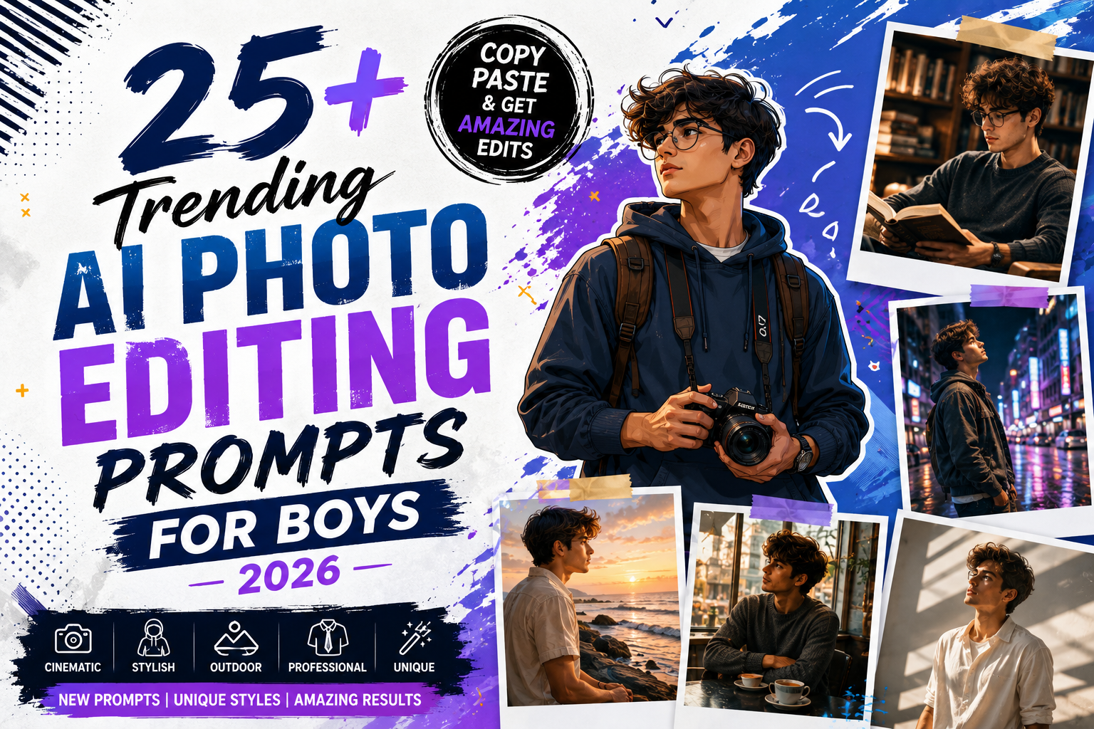 AI Photo Editing Prompts for Boys