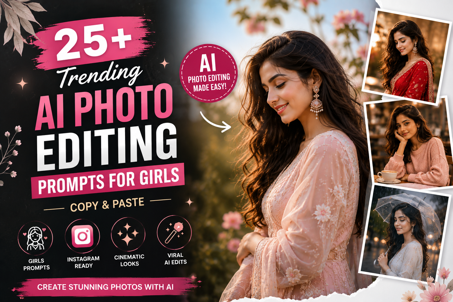 AI Photo Editing Prompts for Girls