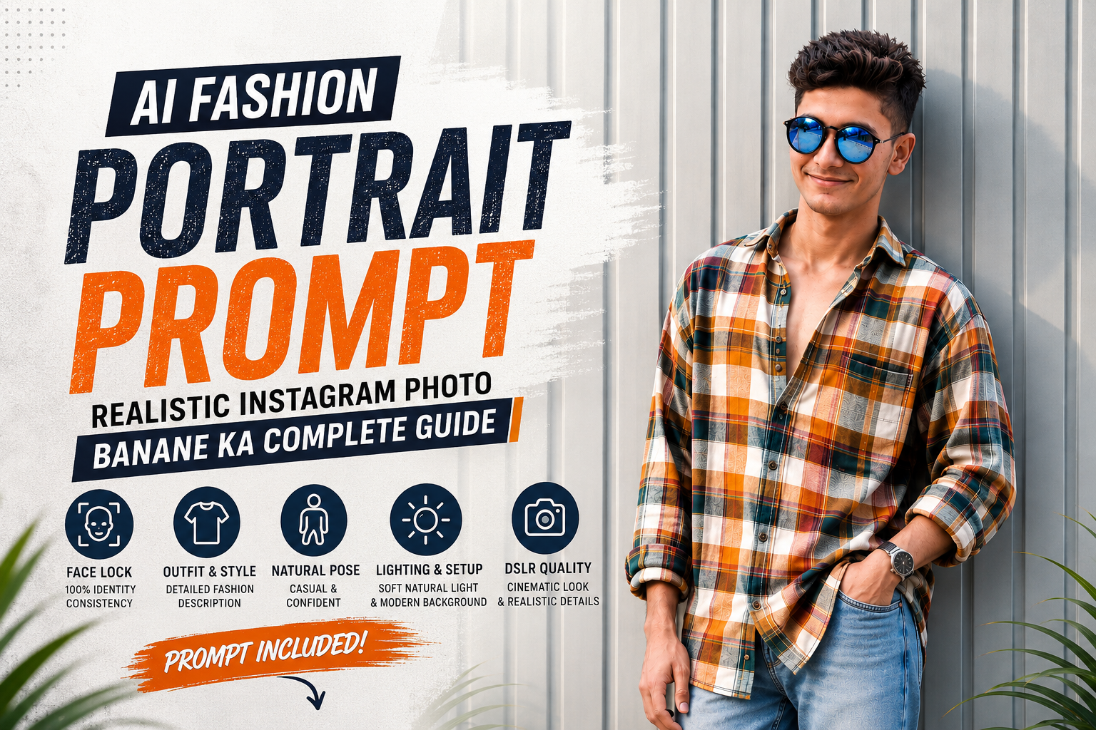 AI Fashion Portrait Prompt: Realistic Instagram Photo Banane Ka Complete Guide