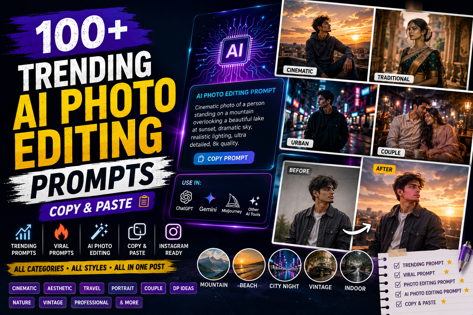 Trending AI Photo Editing Prompts