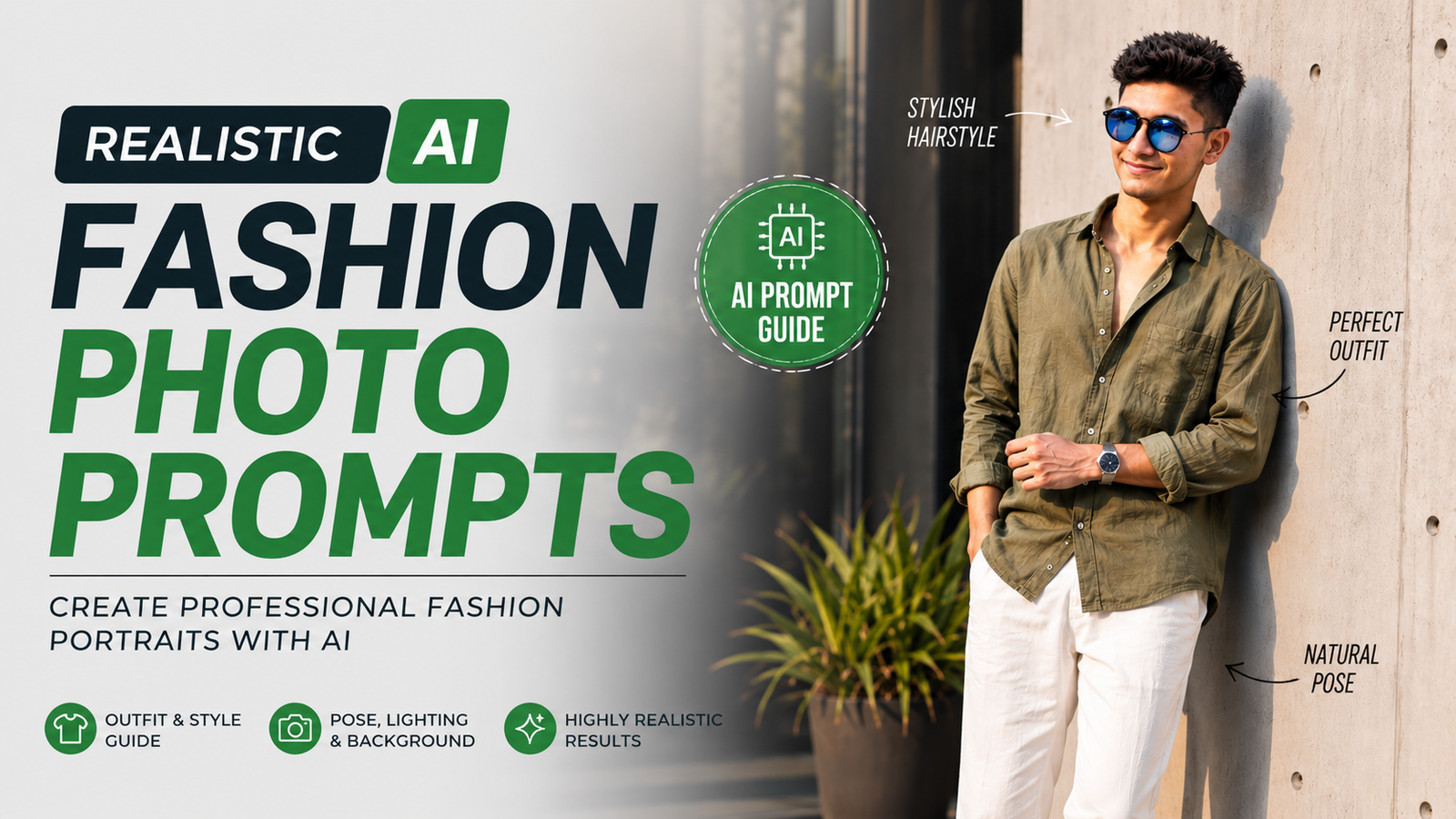 Realistic AI Fashion Portrait Prompts: Create Professional Photos with AI