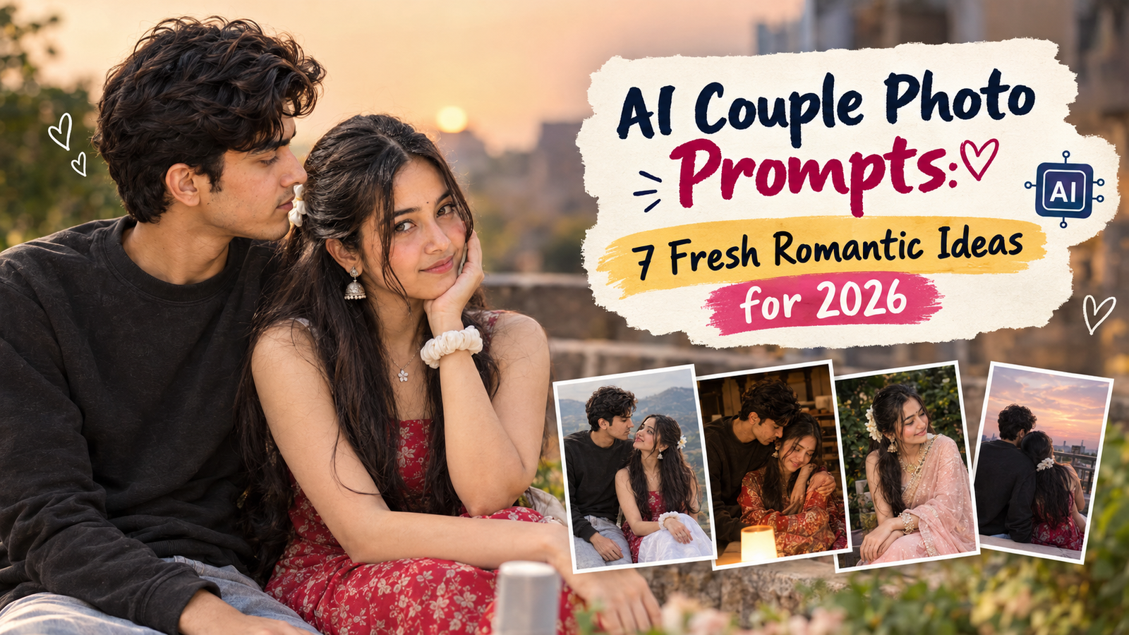 AI Couple Photo Prompts: 7 Fresh Romantic Ideas for 2026