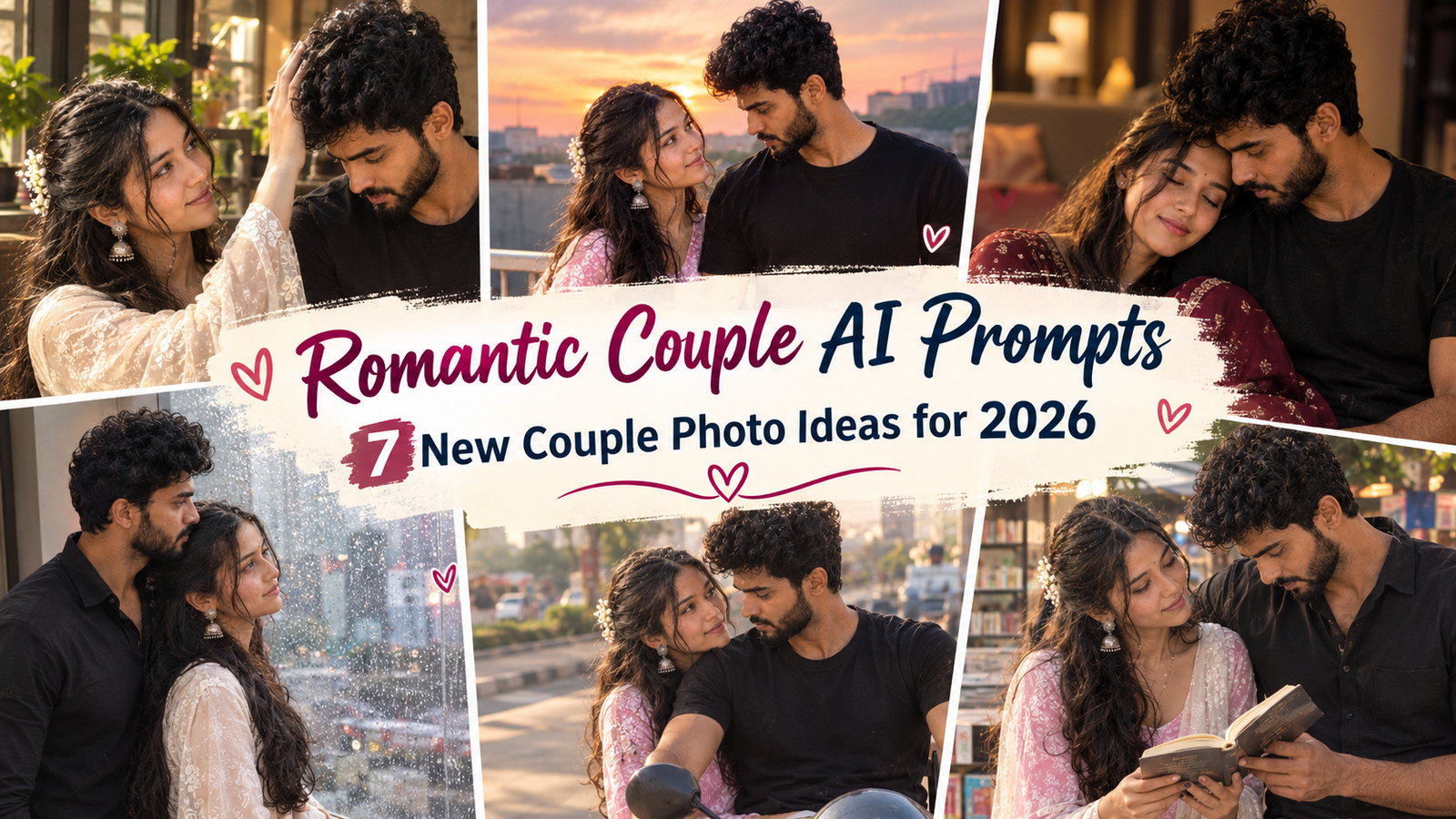 Romantic Couple AI Prompts: 7 New Couple Photo Ideas for 2026
